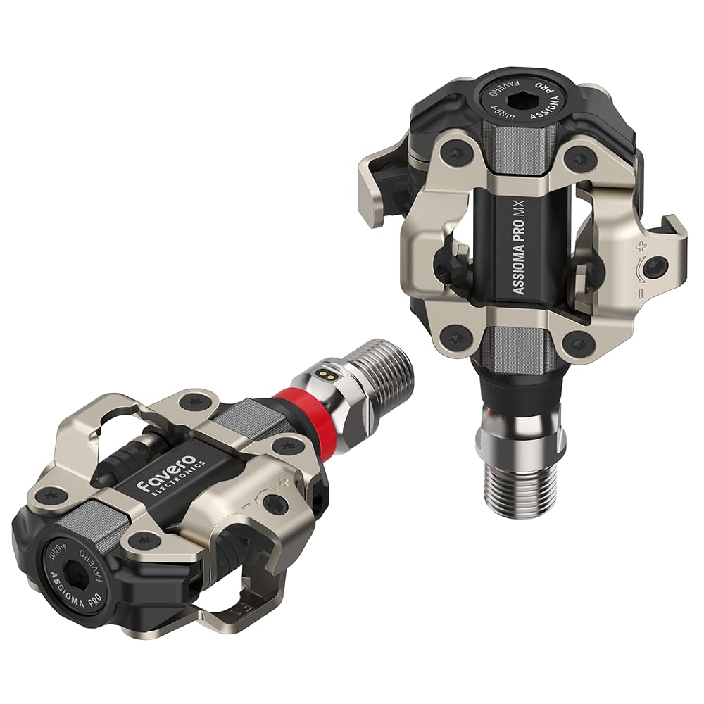 Favero Assioma PRO MX-1 Single-Sided MTB Power Meter Pedal | SPD | Bluetooth & ANT+ | RiseUP Bundle