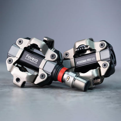 Favero Assioma PRO MX-1 Single-Sided MTB Power Meter Pedal | SPD | Bluetooth & ANT+ | RiseUP Bundle